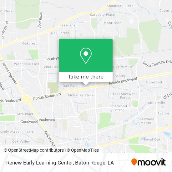 Renew Early Learning Center map
