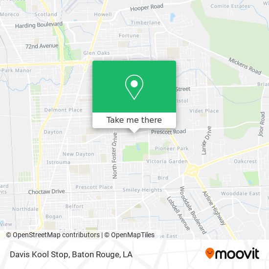 Davis Kool Stop map