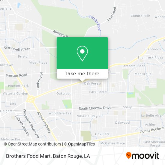 Mapa de Brothers Food Mart