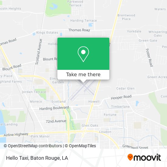 Mapa de Hello Taxi