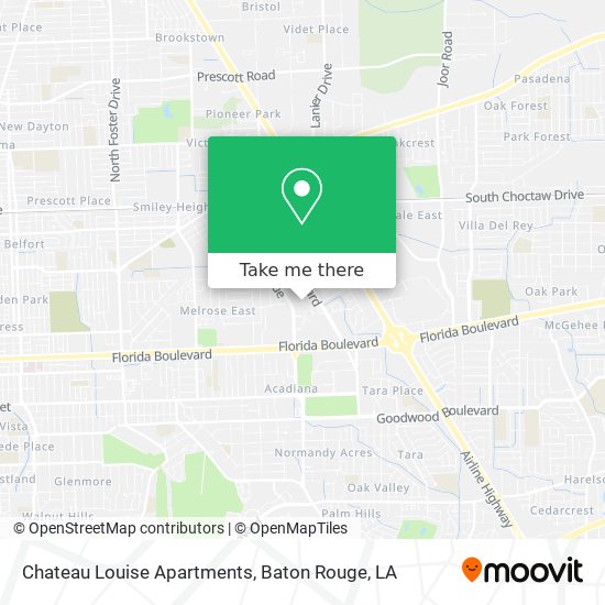 Chateau Louise Apartments map