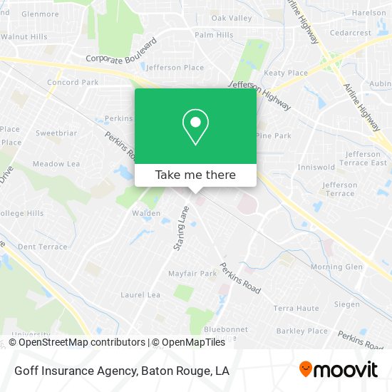 Goff Insurance Agency map