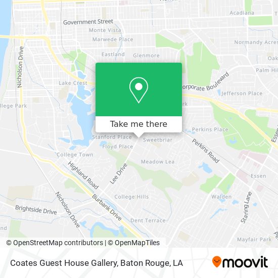 Coates Guest House Gallery map