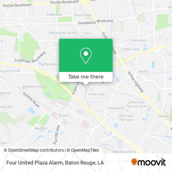 Mapa de Four United Plaza Alarm