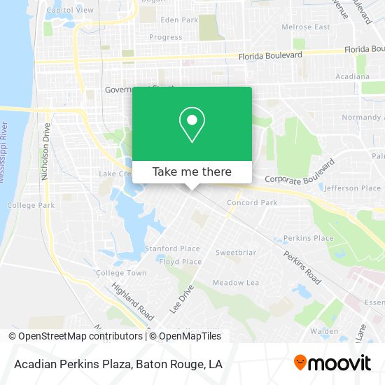 Acadian Perkins Plaza map