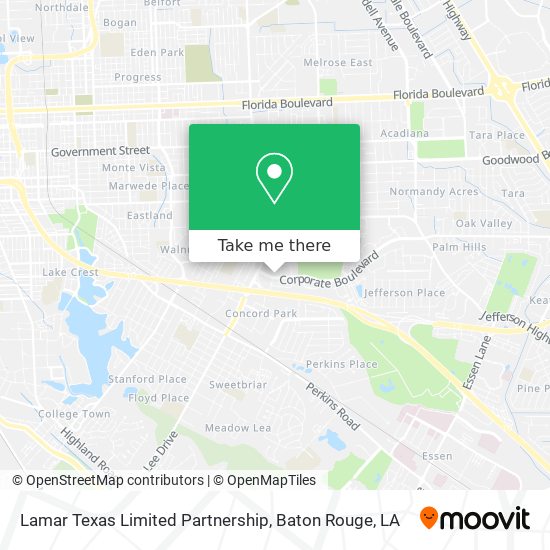 Lamar Texas Limited Partnership map