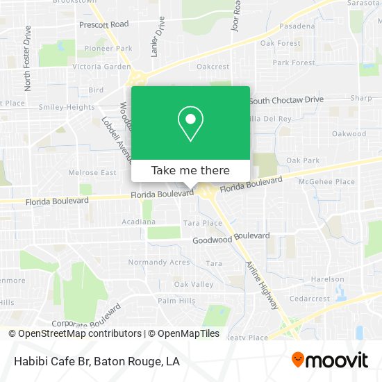 Habibi Cafe Br map