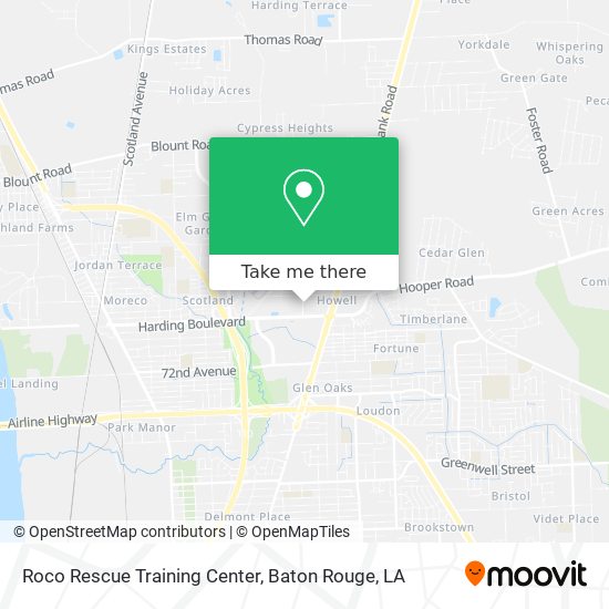 Mapa de Roco Rescue Training Center