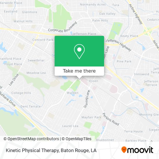 Mapa de Kinetic Physical Therapy