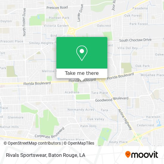 Rivals Sportswear map