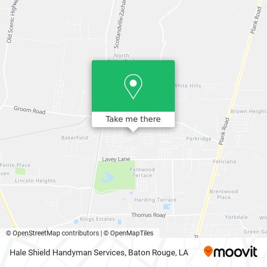 Hale Shield Handyman Services map