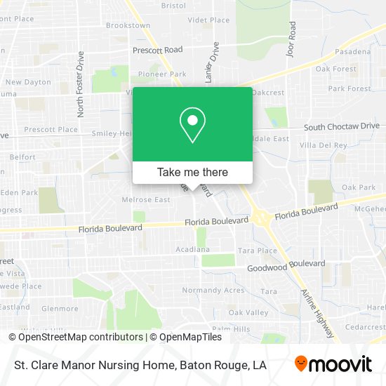 St. Clare Manor Nursing Home map