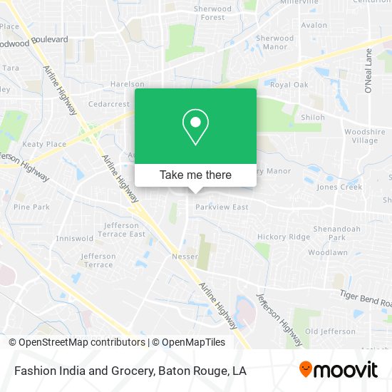 Fashion India and Grocery map