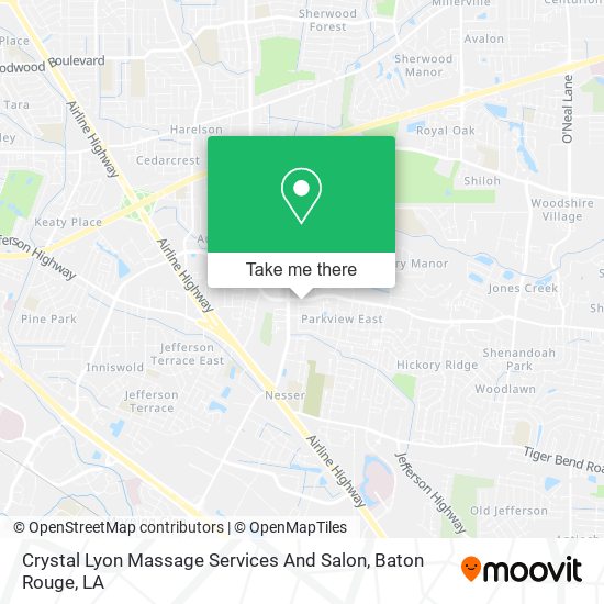 Crystal Lyon Massage Services And Salon map