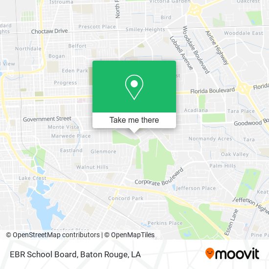 EBR School Board map