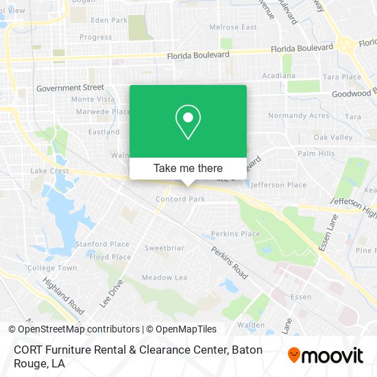 CORT Furniture Rental & Clearance Center map