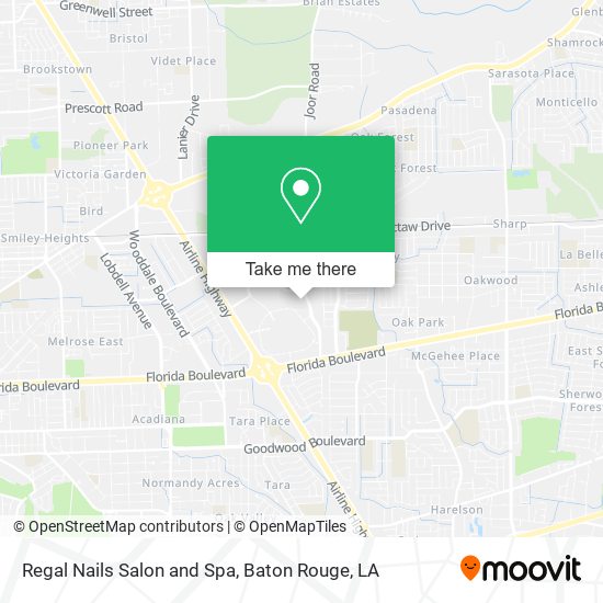 Regal Nails Salon and Spa map