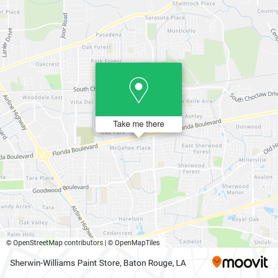 Sherwin-Williams Paint Store map