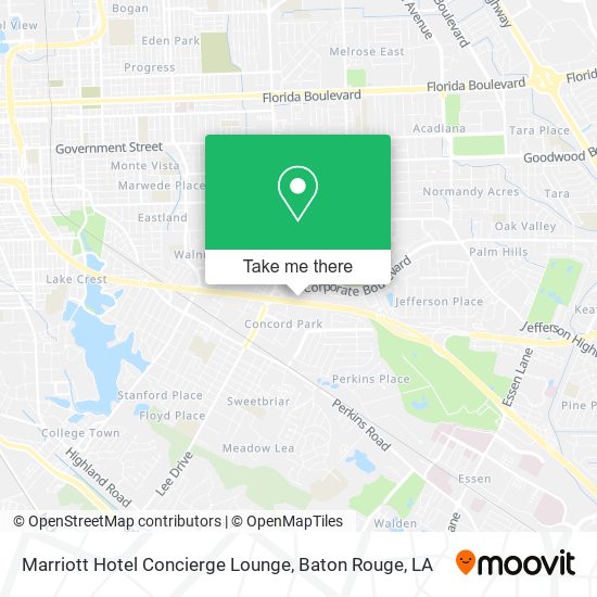 Mapa de Marriott Hotel Concierge Lounge