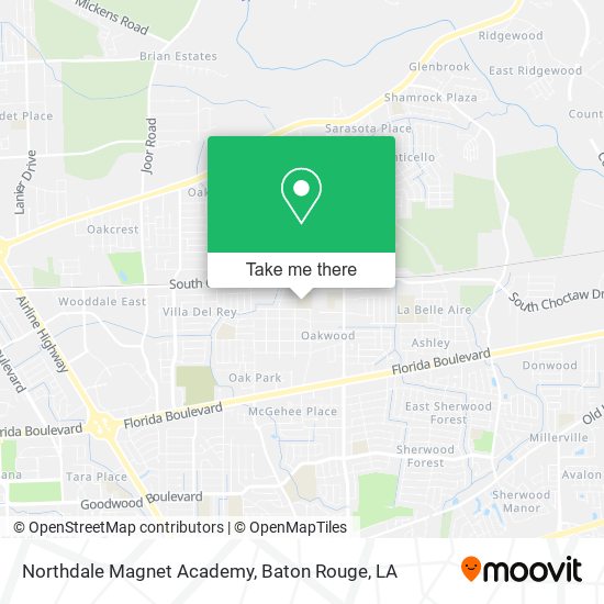 Mapa de Northdale Magnet Academy