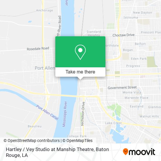 Hartley / Vey Studio at Manship Theatre map