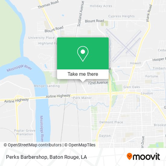 Perks Barbershop map