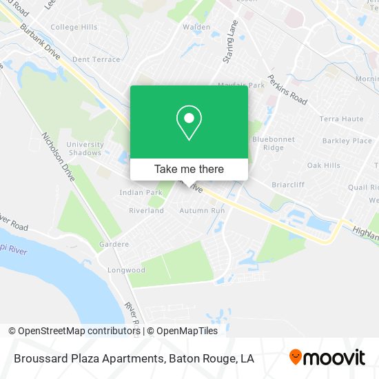 Mapa de Broussard Plaza Apartments