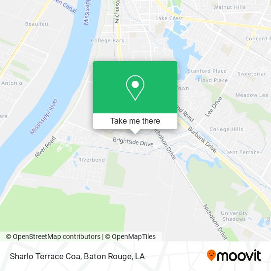 Sharlo Terrace Coa map