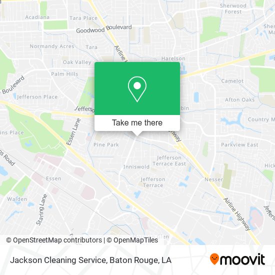 Jackson Cleaning Service map