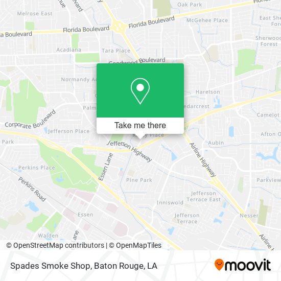 Spades Smoke Shop map