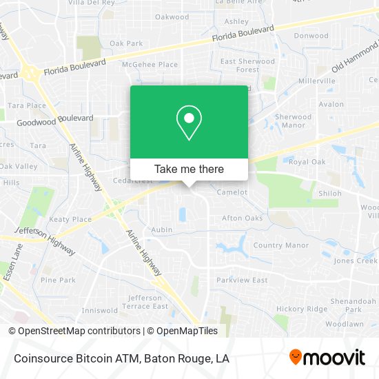 Coinsource Bitcoin ATM map