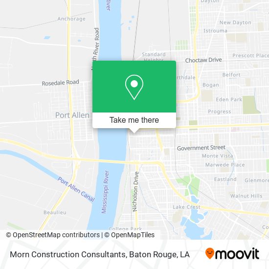 Morn Construction Consultants map