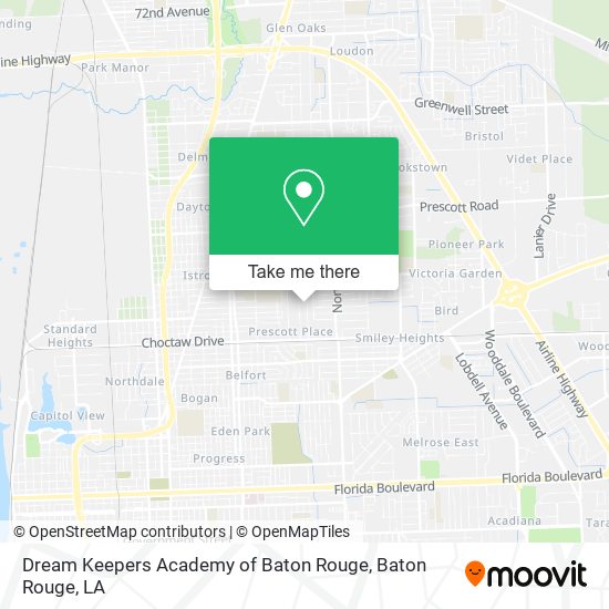 Mapa de Dream Keepers Academy of Baton Rouge