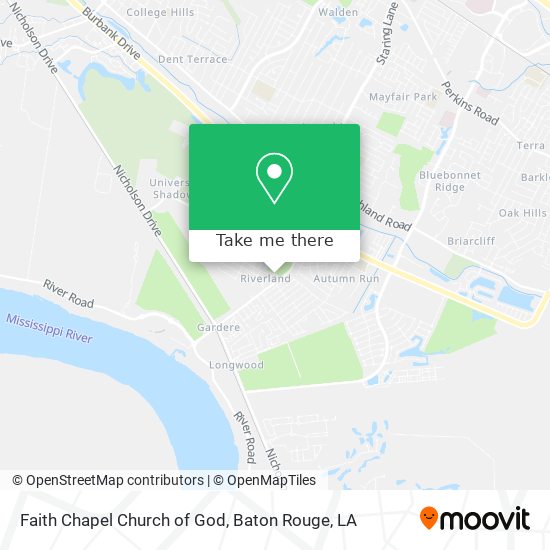 Mapa de Faith Chapel Church of God