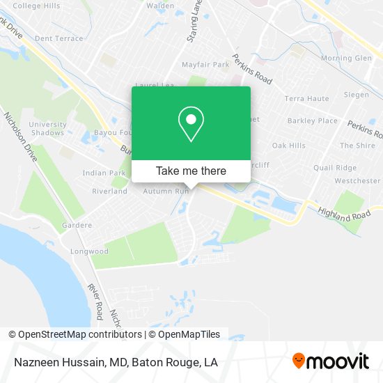 Nazneen Hussain, MD map