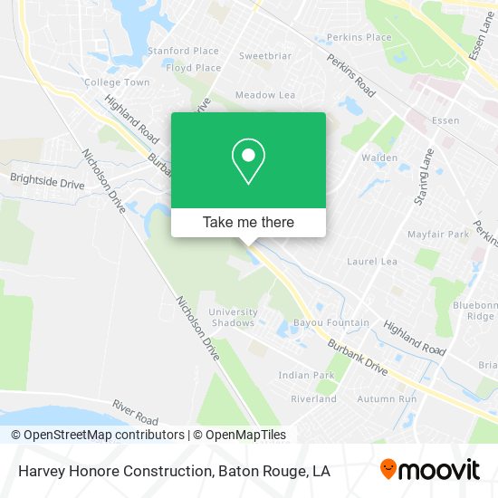 Mapa de Harvey Honore Construction