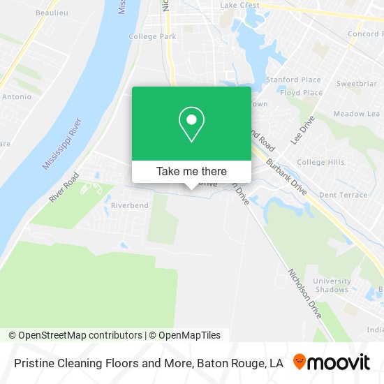 Mapa de Pristine Cleaning Floors and More