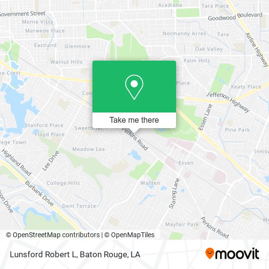 Lunsford Robert L map