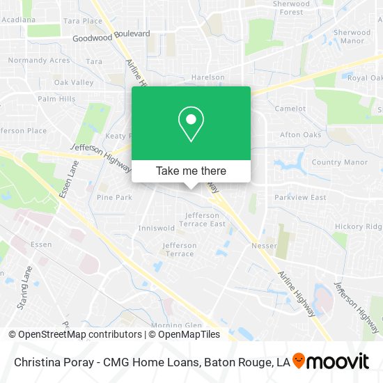Mapa de Christina Poray - CMG Home Loans