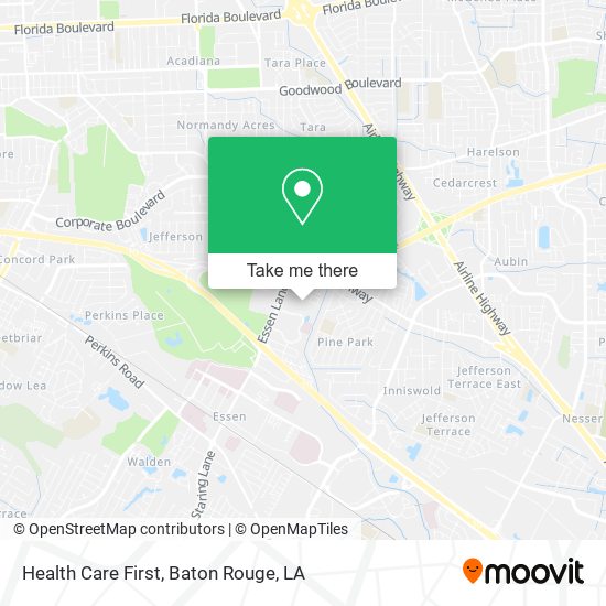Health Care First map