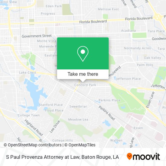 Mapa de S Paul Provenza Attorney at Law