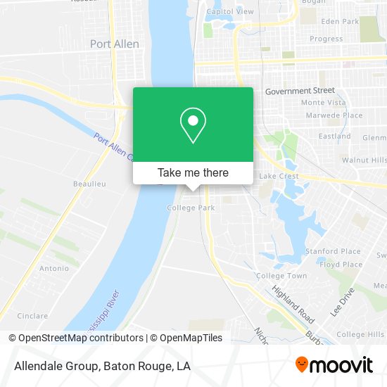 Allendale Group map