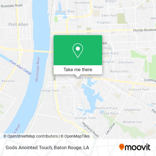 Gods Anointed Touch map