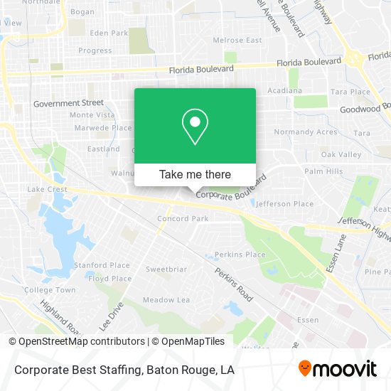 Mapa de Corporate Best Staffing