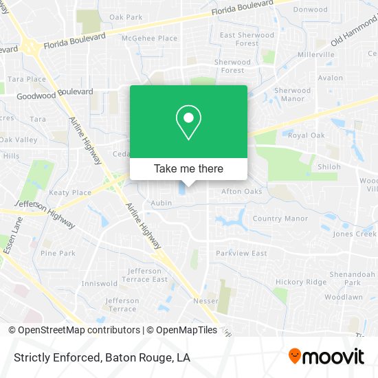 Strictly Enforced map