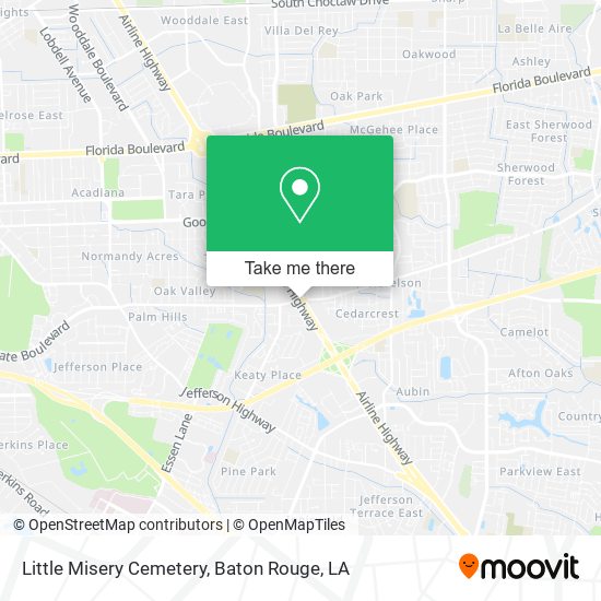 Mapa de Little Misery Cemetery