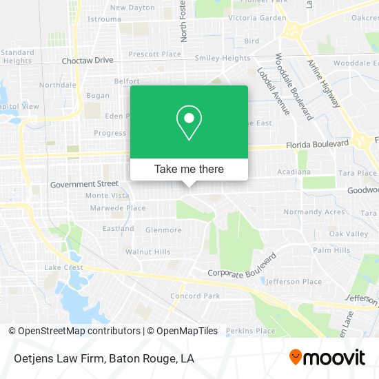 Oetjens Law Firm map