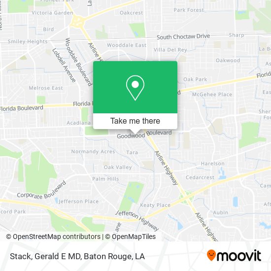 Mapa de Stack, Gerald E MD