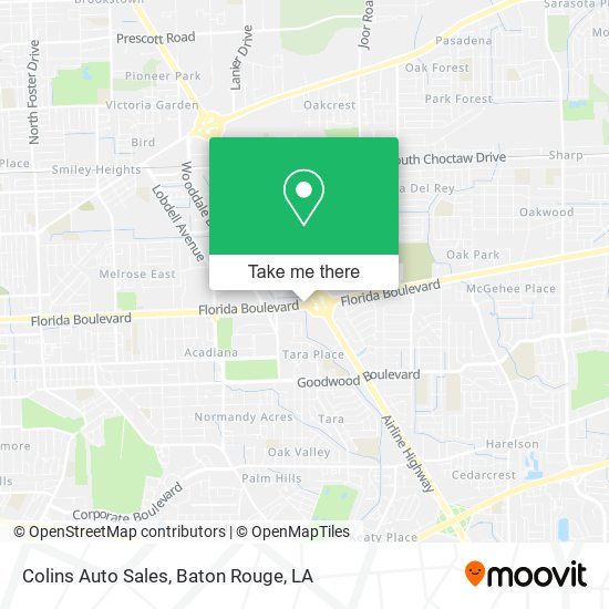 Mapa de Colins Auto Sales