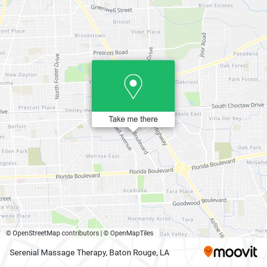 Mapa de Serenial Massage Therapy